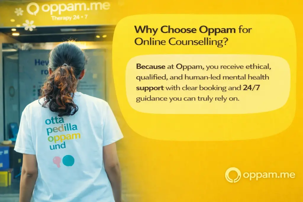 why choose Oppam for online counselling?