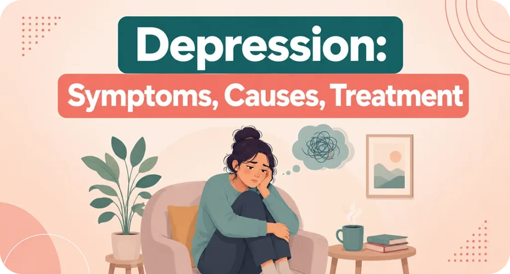 depression symptoms causes treatment