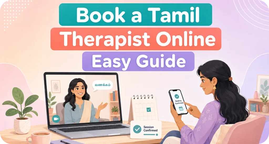 How to book tamil speaking therapist online
